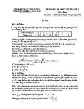 Đề khảo sát Toán 9 tháng 2 năm 2025 phòng GD&ĐT Thường Tín – Hà Nội
