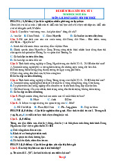 Đề Kiểm Tra Cuối Học Kỳ 1 Lịch Sử 8 Kết Nối Tri Thức 2025-2026 Có Đáp Án Ma Trận Đặc Tả