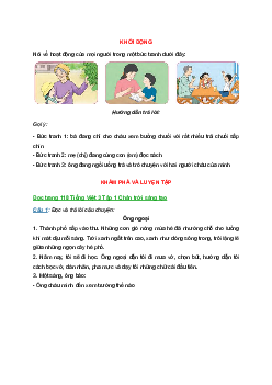 Tiếng Việt 3 trang 118 Bài 1: Ông ngoại | Chân trời sáng tạo
