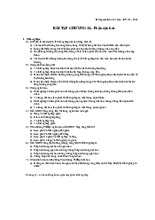 Bài tập chương 11: Phần câu hỏi môn Kinh tế vi | Đại học Bách Khoa, Đại học Đà Nẵng