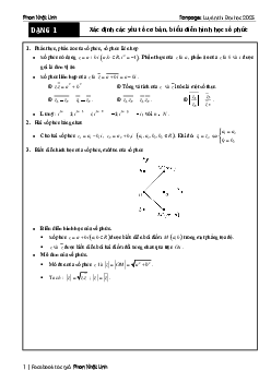 Chủ đề số phức ôn thi tốt nghiệp THPT môn Toán