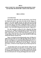 Bài tập lớn Tâm lý học dạy học đại học