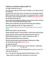 Ôn tập lí thuyết Kinh tế vĩ mô | Đại học Kinh tế Thành phố Hồ Chí Minh