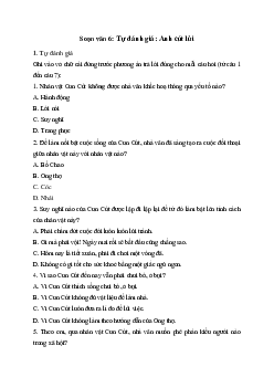 Soạn bài Tự đánh giá: Anh Cút Lủi - Cánh Diều 6