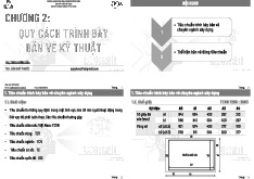 Bài giảng Chương 2: Quy cách trình bày bản vẽ kỹ thuật môn Thi công và quản lý xây dựng | Trường Đại học Bách khoa - Đại học Quốc gia Thành phố Hồ Chí Minh