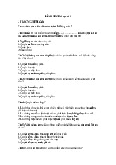 Đề thi học kỳ 2 môn Giáo dục công dân lớp 6 năm học 2024 - 2025 - Đề số 3 | Bộ sách Cánh diều