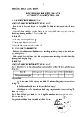 Đề cương giữa học kì 1 Toán 7 năm 2024 – 2025 trường THCS Long Toàn – BR VT