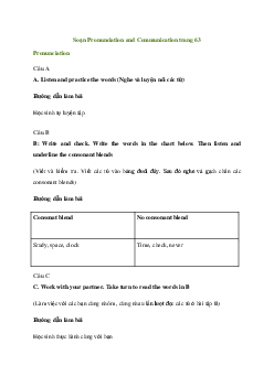 Tiếng Anh 6 Unit 6: Pronunciation and Communication | Explorer English