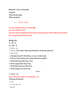 Bài tập ôn thi Kinh tế vĩ mô | Đại học Công Đoàn