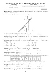 Đề thi thử tốt nghiệp THPT 2025 môn Toán Sở GD&ĐT Hưng Yên