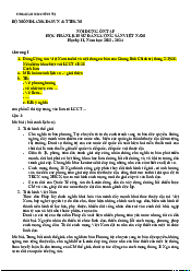 Nội dung ôn thi môn Lịch sử Đảng | Đại Học Hà Nội