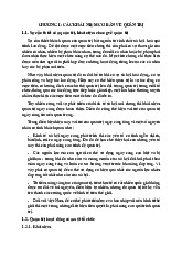 Khái Niệm và Lý Thuyết Cơ Bản về Quản Trị Học | Môn Quản trị học đại cương - Đại học Bách Khoa Hà Nội