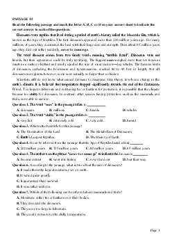 PASSAGE 15_Theme 1. Environment and Nature (Môi trường và thế giới tự nhiên)