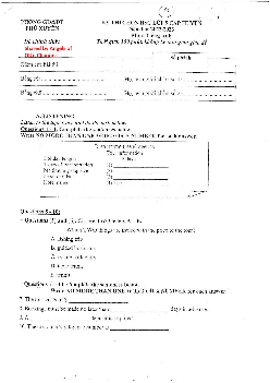 Đề thi chọn HSG lớp 9 cấp huyện Phú Xuyên môn Tiếng Anh năm học 2022-2023 (có đáp án)