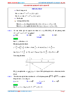 Bất phương trình mũ chứa tham số