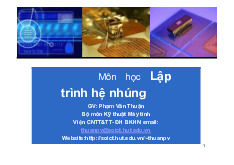 Giáo trình môn Lập trình hệ nhúng | Trường Đại học Bách Khoa Hà Nội