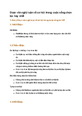 Đoạn văn nghị luận về cơ hội trong cuộc sống chọn lọc hay nhất | Văn mẫu 9