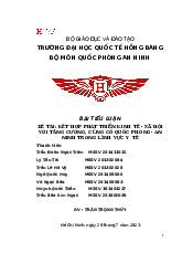 Tiểu luận bộ môn An ninh quốc phòng | Trường đại học Quốc tế Hồng Bàng