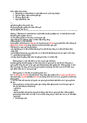 Lý thuyết ôn tập môn Việt ngữ học | Đại Học Hà Nội