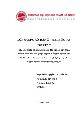 Phân tích các giải pháp phát triển giáo dục đại học Việt Nam | Môn Giáo dục đại học thế giới và Việt Nam - Đại học Sư phạm Hà Nội 2