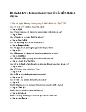 Bộ câu hỏi luyện thi rung chuông vàng về hiểu biết xã hội có đáp án