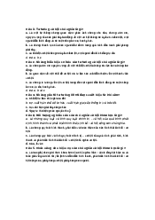 Tài liệu trắc nghiệm ôn thi cuối kỳ I môn Chủ nghĩa xã hội khoa học học | Đại học Văn Lang