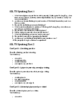 Tài liệu sưu tầm. IELTS Speaking about Places and Buildings