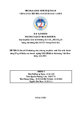 Xúc xích thanh trùng Ức gà Chicky của doanh nghiệp MEATDeli tại thị trường Việt Nam trong năm 2024 | Môn Quản trị marketing - Đại học Kinh Tế Quốc Dân