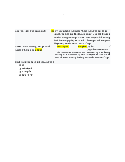 Bài tập ôn tập học phần Tiếng anh cơ bản