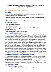 Tài liệu tham khảo Môn Nâng cao chất lượng tự học | Đại học Sư phạm Hà Nội 2