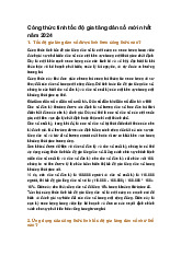 Công thức tính tốc độ gia tăng dân số mới nhất năm 2024