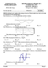 Đề giữa học kỳ 1 Toán 12 năm 2024 – 2025 trường THPT Ea Rốk – Đắk Lắk