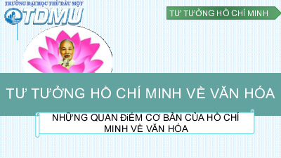 Mẫu Tiểu luận Tư tưởng Hồ Chí Minh về văn hóa