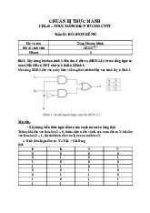 Mạch MUX 2-1 và MUX 4-1 | Môn Điện tử cho CNTT - Đại học Bách Khoa Hà Nội