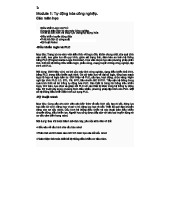 Tài liệu học phần NHẬP MÔN Tự Động Hóa Công Nghiệp EE2