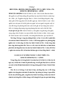 Phương pháp nghiên cứu và chức năng của kinh tế chính trị Mác - Lênin | Đại học Sư Phạm Hà Nội