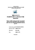 Tiểu luận 1: nghiên cứu sự hài lòng của khách hàng với sán phẩm đèn năng lượng mặt trời của rạng đông tại thị trường tuyên quang -  nghiên cứu và dự báo thị trường | Đại học Kinh tế Kỹ thuật Công nghiệp