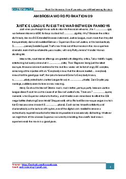 Ambrosia Word Formation 09 without key