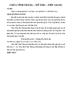 Chùa Vĩnh Tràng-Mỹ Tho-Tiền Giang