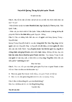 Soạn bài: Quang Trung đại phá quân Thanh Ngữ Văn 8 | Kết nối tri thức