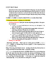 Đề cương môn Luật đất đai - Trường Đại học lao động -  xã hội