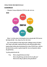 Ôn tập tư duy phản biện tự luận môn Quản trị kinh doanh | Đại học Kinh tế Thành phố Hồ Chí Minh