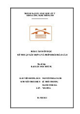 Báo cáo cuối kỳ đề tài: Bạo lực học đường môn Kỹ thuật xây dựng và trình bày báo cáo | Đại học Công nghệ Giao thông vận tải