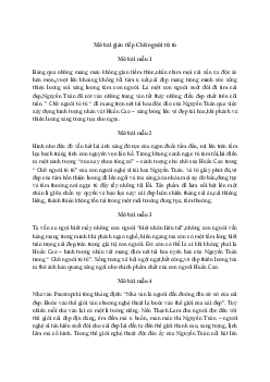 Mở bài Chữ người tử tù | Ngữ văn 10 Kết Nối Tri Thức