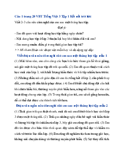 Giải VBT Tiếng Việt 3 trang 20, 21 Bài 9: Đi học vui sao | Kết nối tri thức