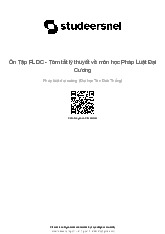 Ôn tập đề cương pháp luật đại cương