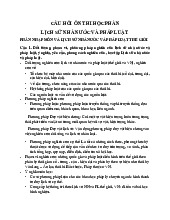 Tài liệu câu hỏi ôn tập lịch sử nhà nước và pháp luật | Trường Đại học Luật - Đại học Quốc gia Hà Nội