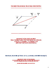 Luyện kỹ năng Toán 10 THPT trắc nghiệm vector trong mặt phẳng