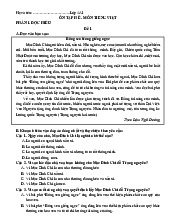 Nội Dung Ôn Tập Tiếng Việt Hè Lớp 4