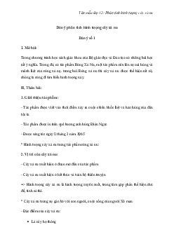 Phân tích hình tượng cây xà nu trong truyện Rừng xà nu | Văn mẫu lớp 12